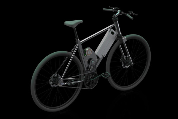 Complete render of eBike.